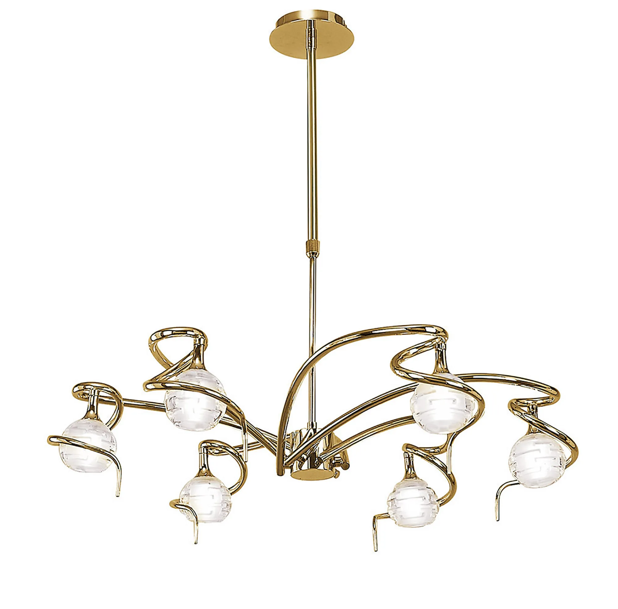 Dali PB Ceiling Lights Mantra Multi Arm Fittings